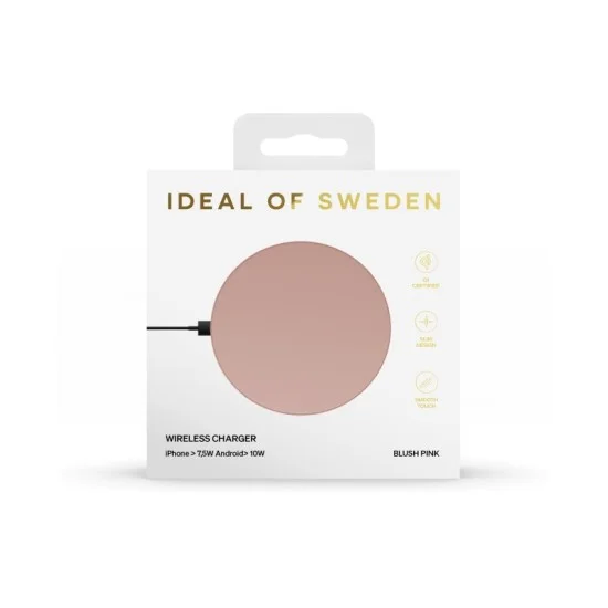 Ideal of Sweden Seamless Qi Charger Universal Fil Blush Pink